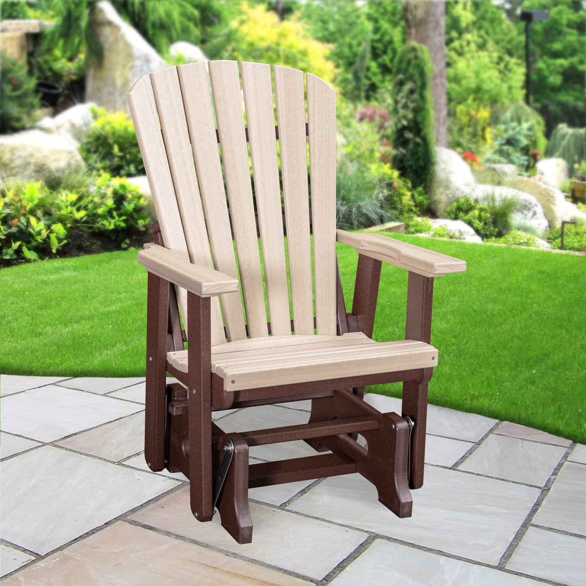 Premier Patio Fan Back Glider