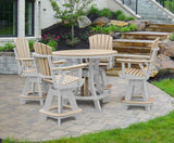 Premier Patio Five Piece Round Counter Height Dining Set