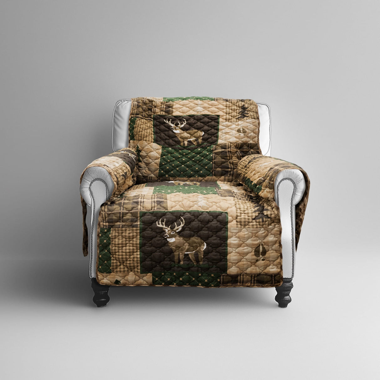 Buck Wild Checkered Chair Cover