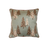 Pine Prize Tree & Plaid Pillow