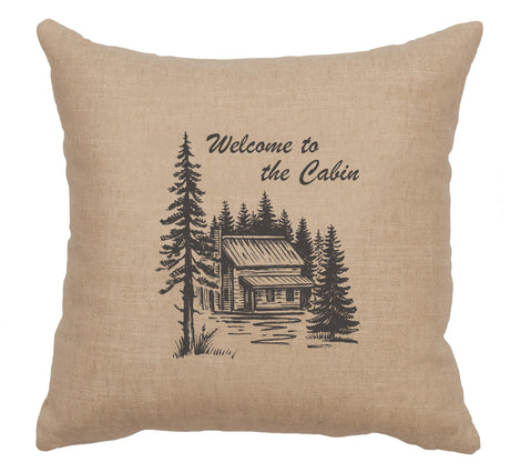 Cabin Classics Pillows - Welcome To The Cabin