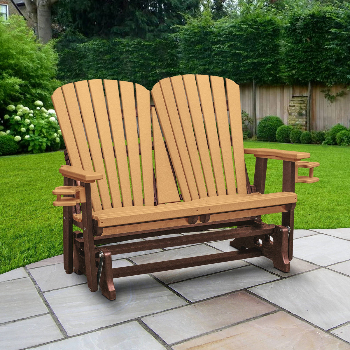 Premier Patio Dual Fan Back Glider