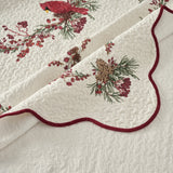 Cardinal Christmas Quilt Set