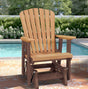 Premier Patio Fan Back Glider