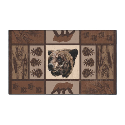 Grizzly Forest Non-Slip Rug