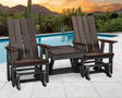 Premier Patio Double Glider with Center Table
