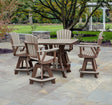 Premier Patio Five Piece Square Counter Height Dining Set