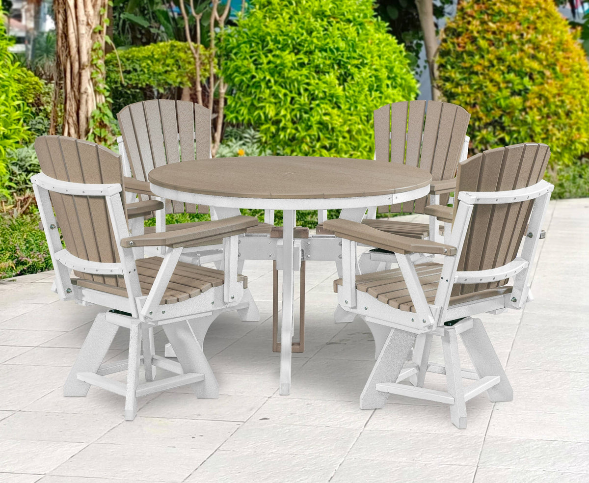 Premier Patio Five Piece Round Dining Height Dining Set