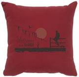 Cabin Classics Pillows - Welcome To The Ranch