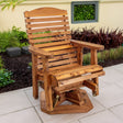 Cedar Classics Slat-Back Swivel Chair
