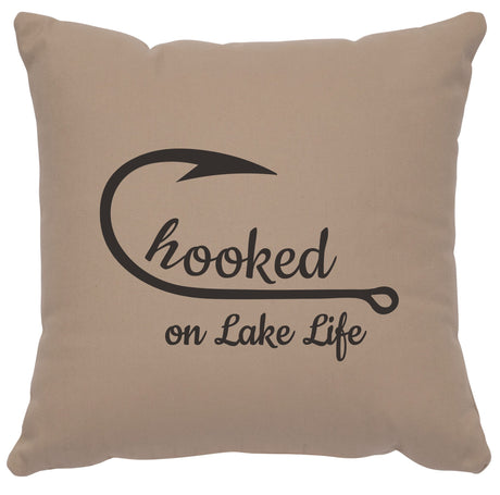 Cabin Classics Pillows - Hooked On Lake Life