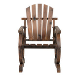 Wooden Wheel Adirondack Chair