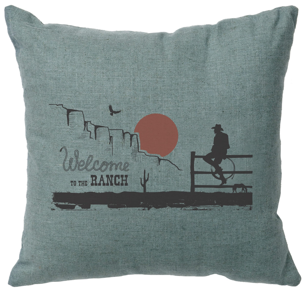 Cabin Classics Pillows - Welcome To The Ranch