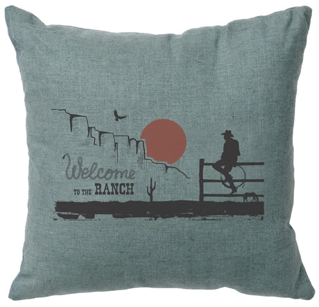 Cabin Classics Pillows - Welcome To The Ranch