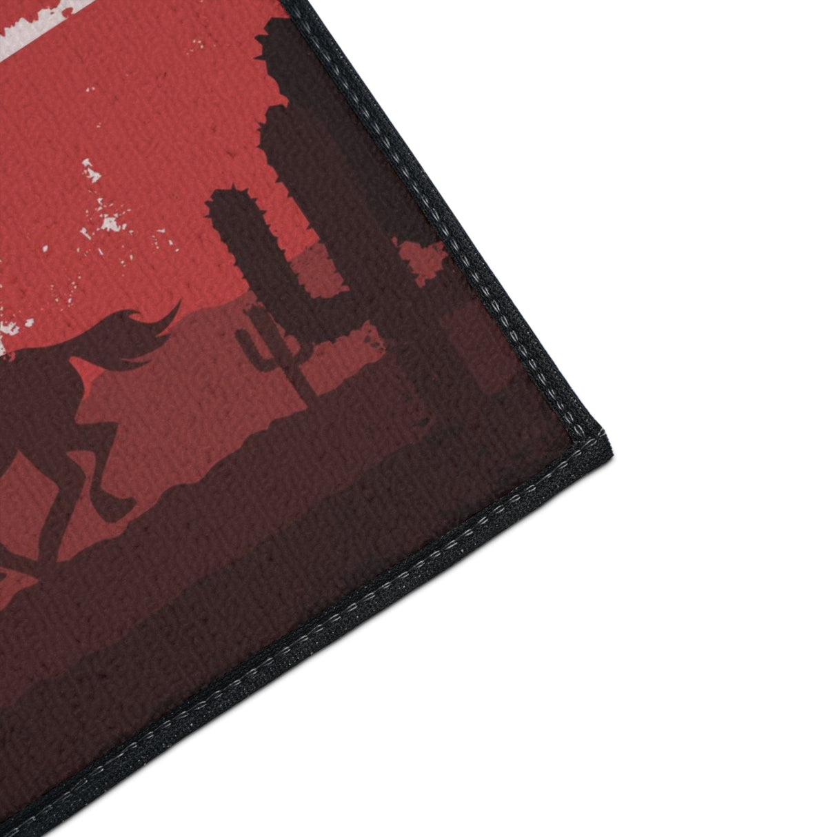 Sunset Cowboy Plaid Non-Slip Rug
