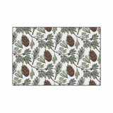 Pinecone Forest Non-Slip Rug