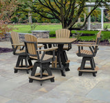 Premier Patio Five Piece Square Counter Height Dining Set