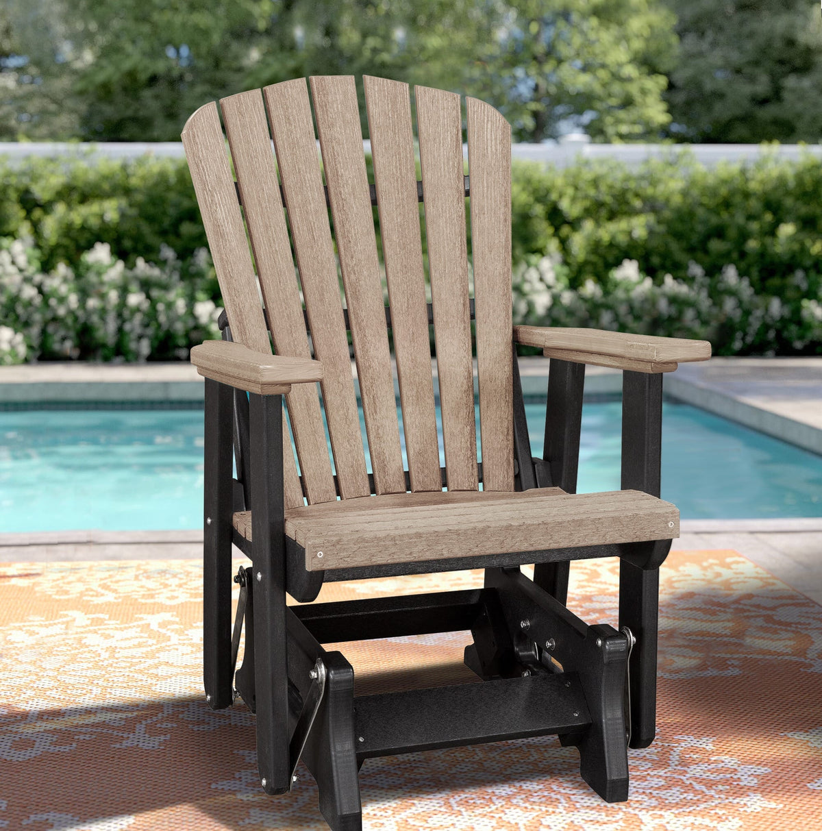 Premier Patio Fan Back Glider