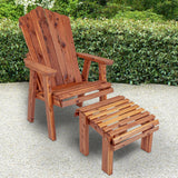 Adirondack Classics Chair and Stationary Ottoman