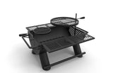 Backyard Wood-Burning Fire Pit & Grill