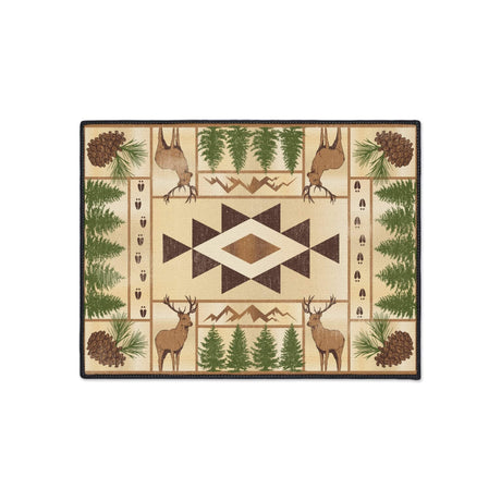 Deer Pine Non-Slip Rug
