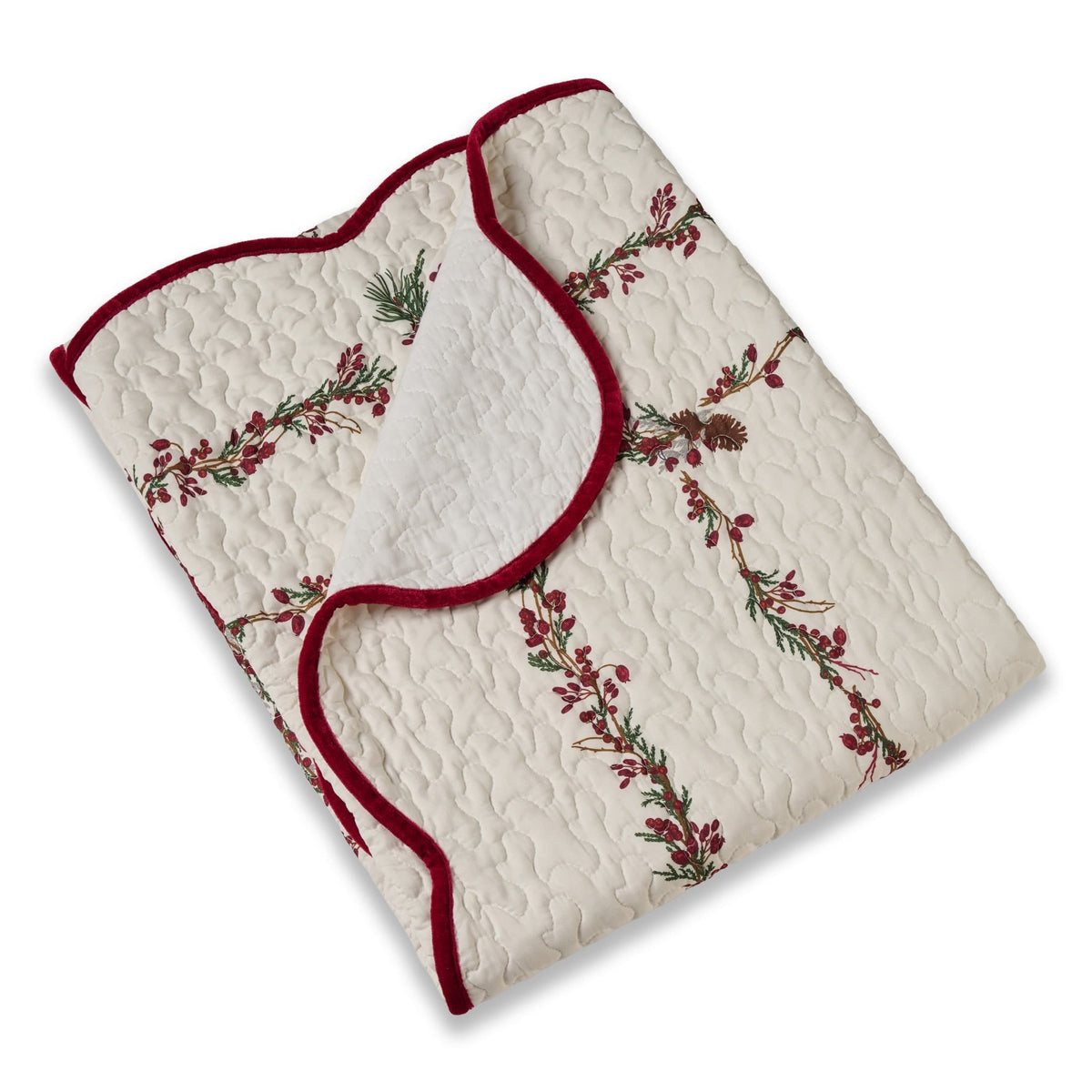 Cardinal Christmas Throw