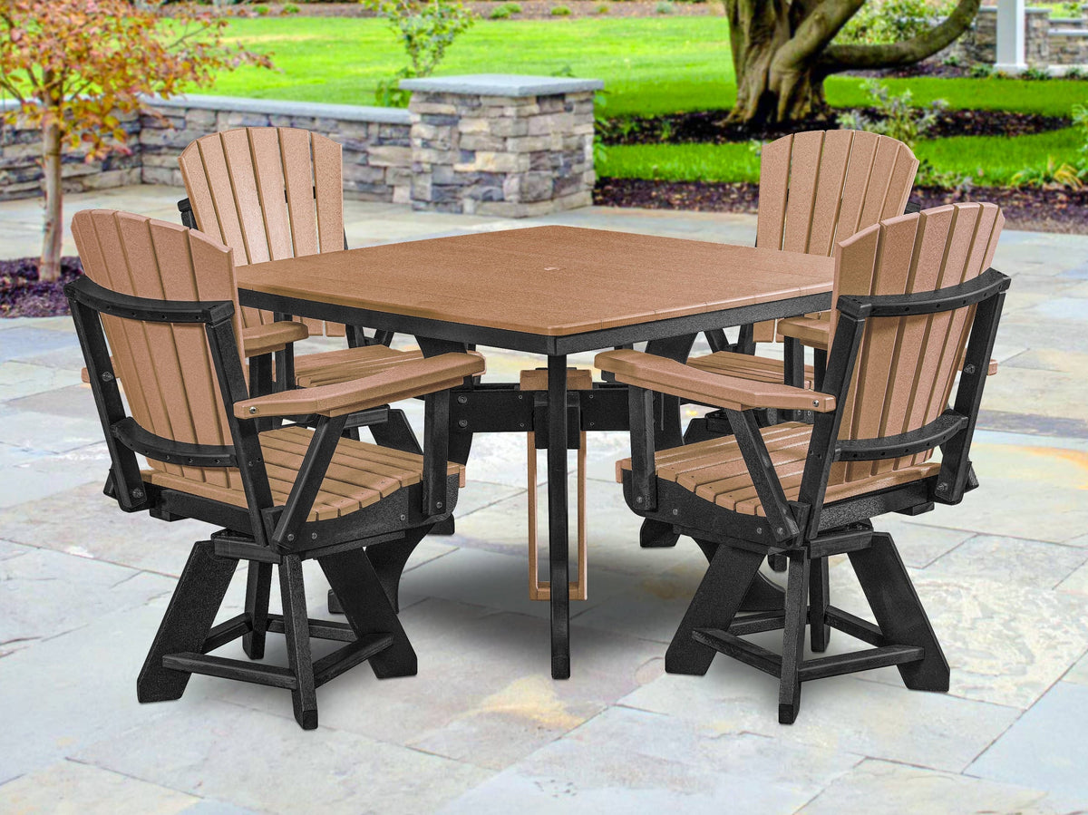 Premier Patio Five Piece Square Dining Height Dining Set