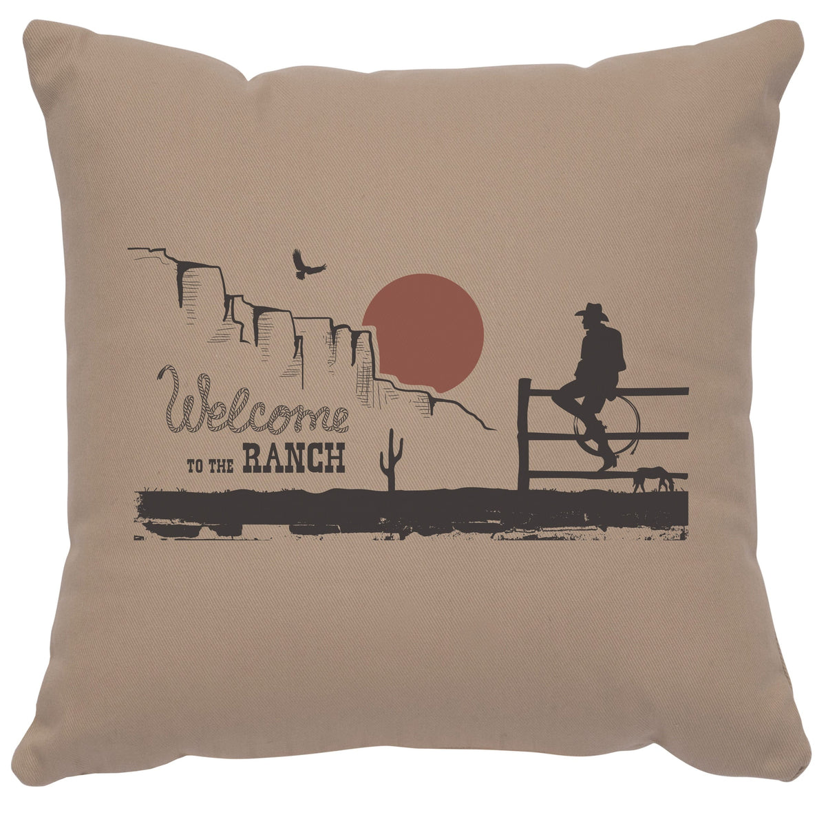 Cabin Classics Pillows - Welcome To The Ranch