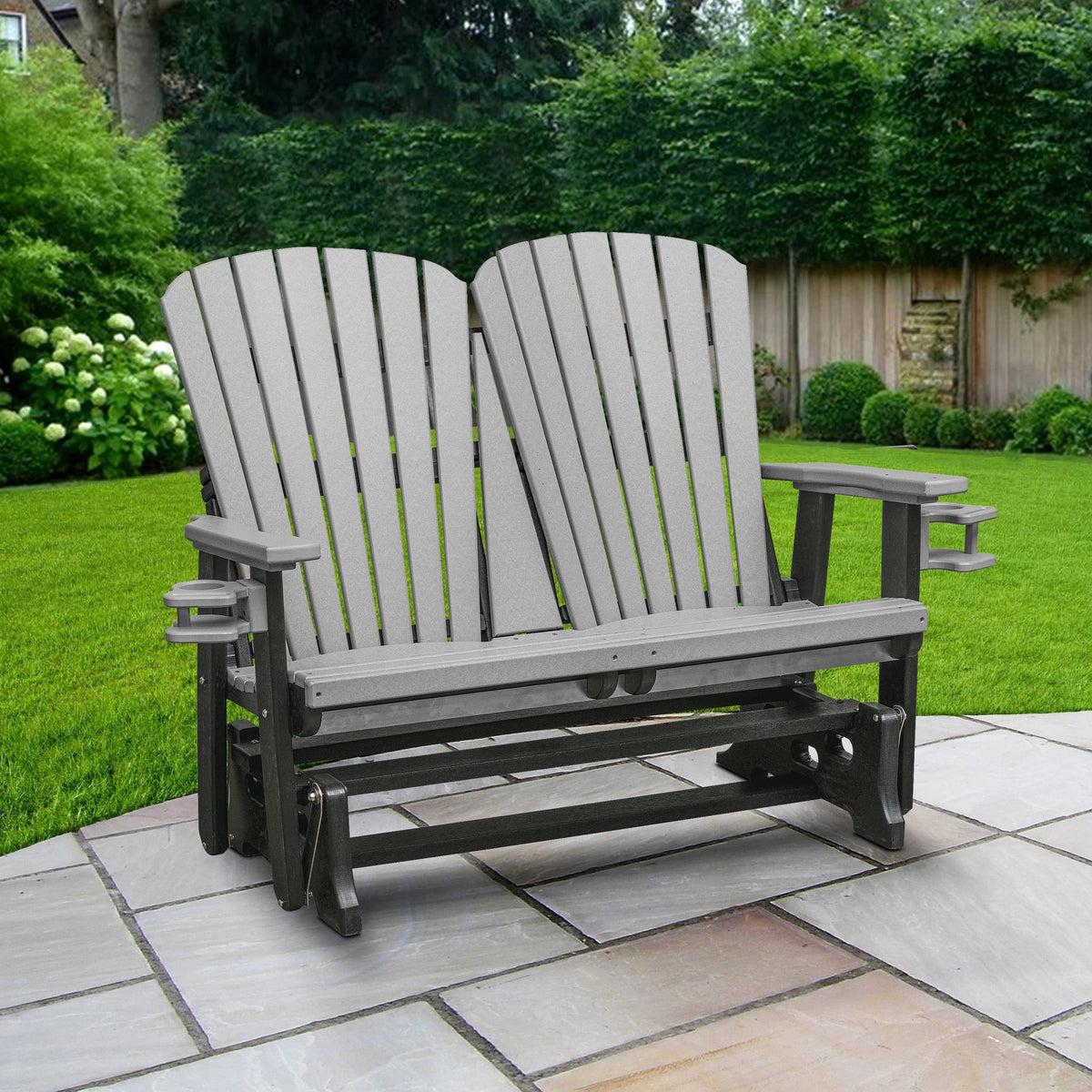 Premier Patio Dual Fan Back Glider
