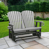 Premier Patio Dual Fan Back Glider