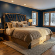 Hickory Sunburst Platform Bed