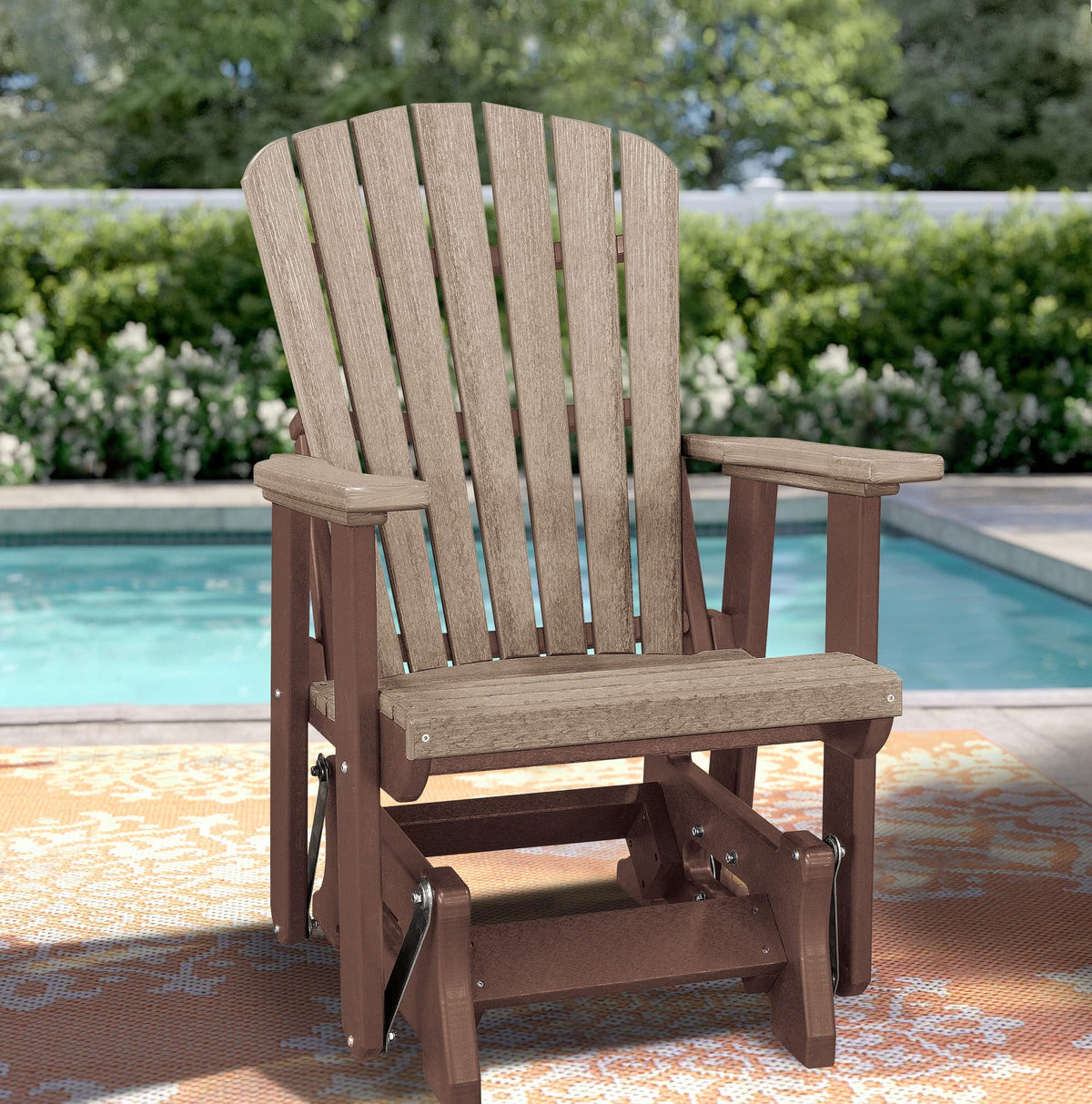 Premier Patio Fan Back Glider