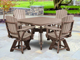 Premier Patio Five Piece Square Dining Height Dining Set