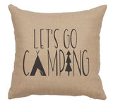 Cabin Classics Pillows - Let's Go Camping