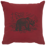 Cabin Classics Pillows - Bear Scene