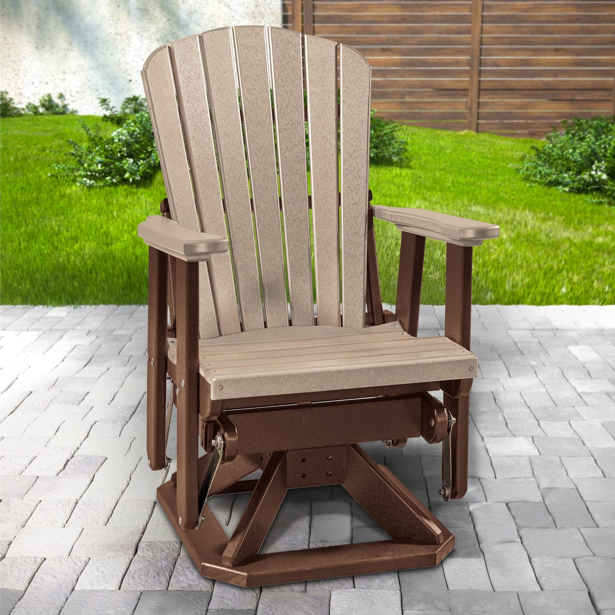 Premier Patio Fan Back Swivel Glider