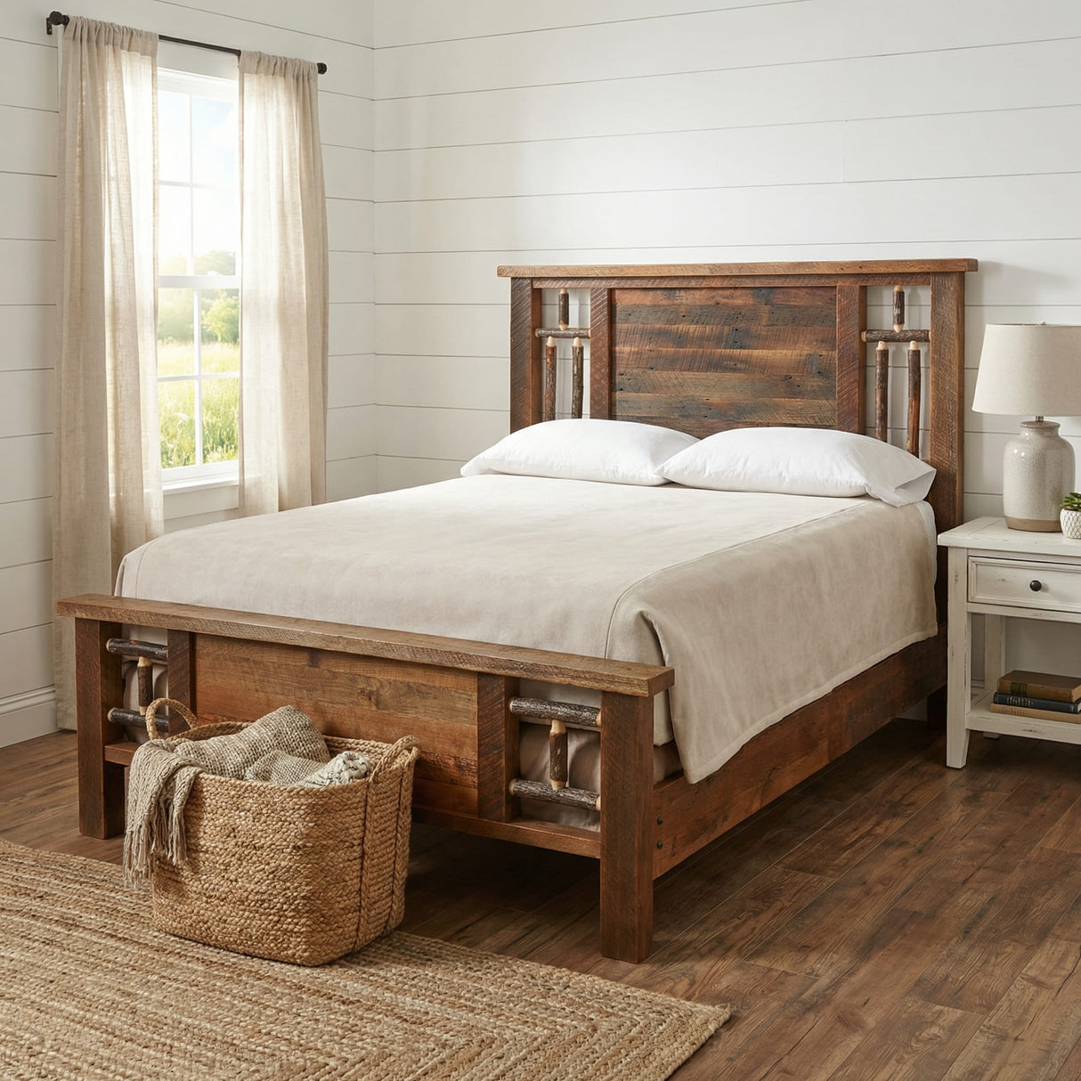 Roanoke Tobacco Window Bed