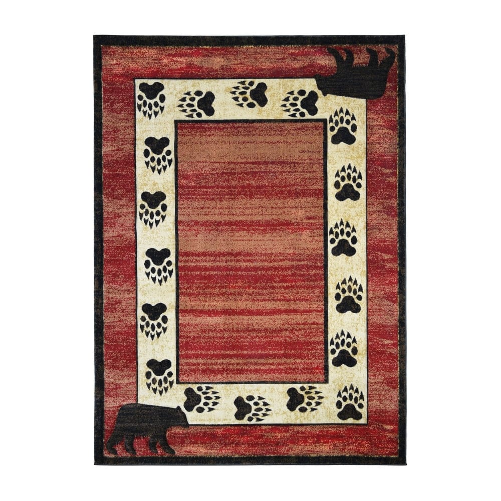 Alaska Red Area Rug | Cabin Place