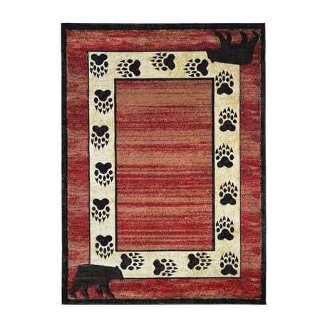 Alaska Red Area Rug