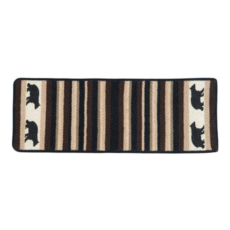 Autumn Bears Oblong Printed Table Runner