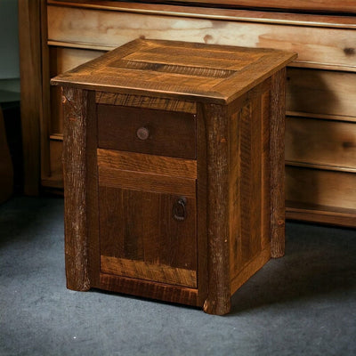 Barnwood - Hickory Enclosed Nightstand