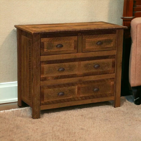 Barnwood 4 Drawer Value Low Boy