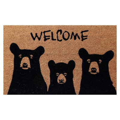 Bear Trio Welcome Mat
