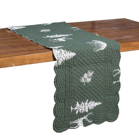 Evergreen Retreat Table Runner