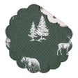 Evergreen Retreat Round Placemat Set