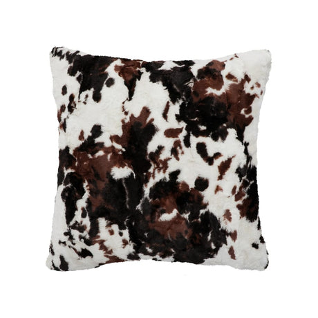 Spotted Fur Brown Euro Sham