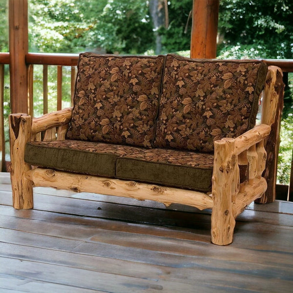 Handmade Rustic Sofas Rustic Sofas & Couches | Faux Leather & More | Cabin Place – The Cabin ...