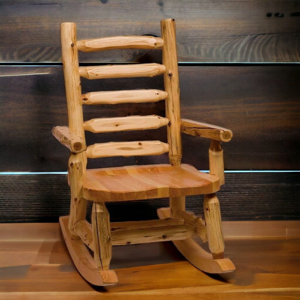 Cbin Rocking Chair Cedar Rocking Chair - Contoured Seat | Cabin Place – The Cabin Place