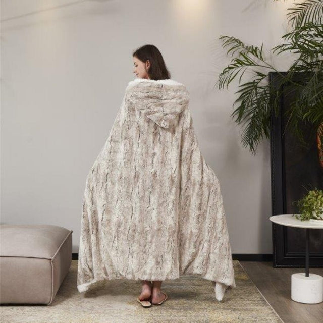 Grey Days Wearable Throw