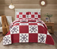 Hillside Red Quilt Set